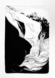 THE SNOW QUEEN ON GUARD OF THE BLACK TRACK, 05.2022